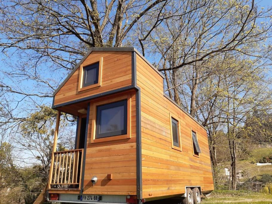 Micro Maison Bois / Tiny House Au Calme Crest Ngoại thất bức ảnh